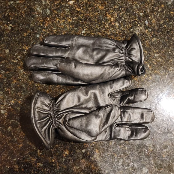 Men's Zavelio Shearling Sheepskin Fur Lined Leather Gloves Size L NWOT - Picture 2 of 6